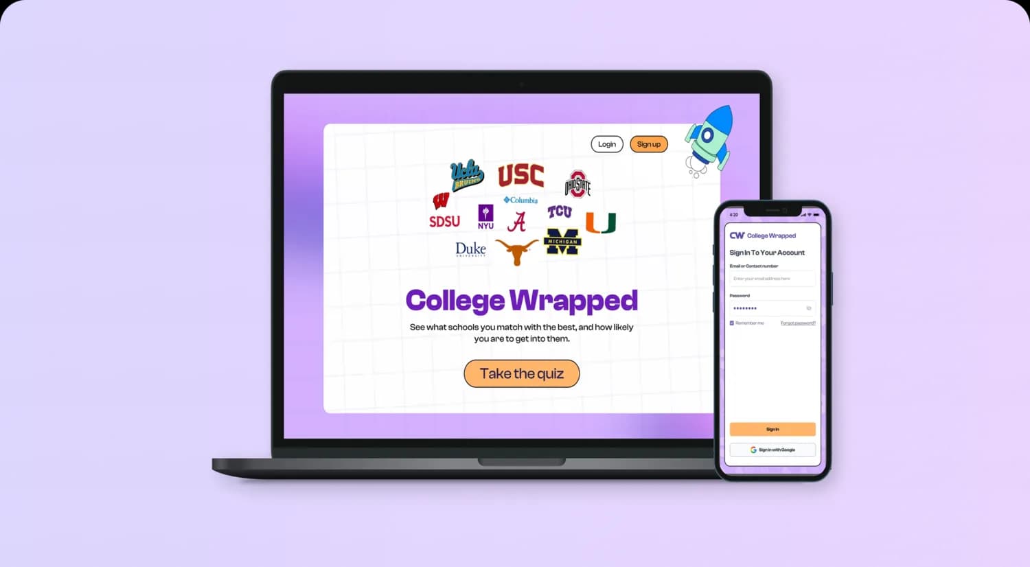 College Wrapped experience